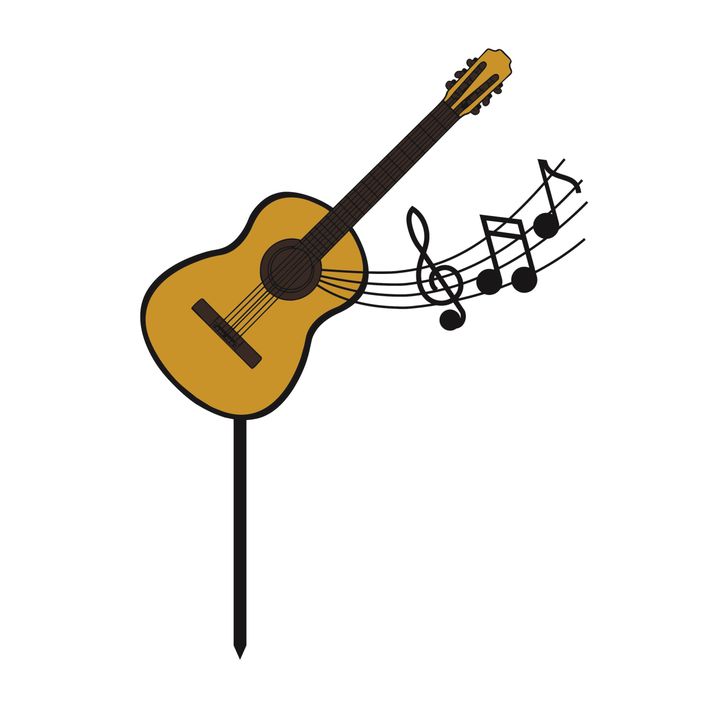 Zápich - Gitara s notami