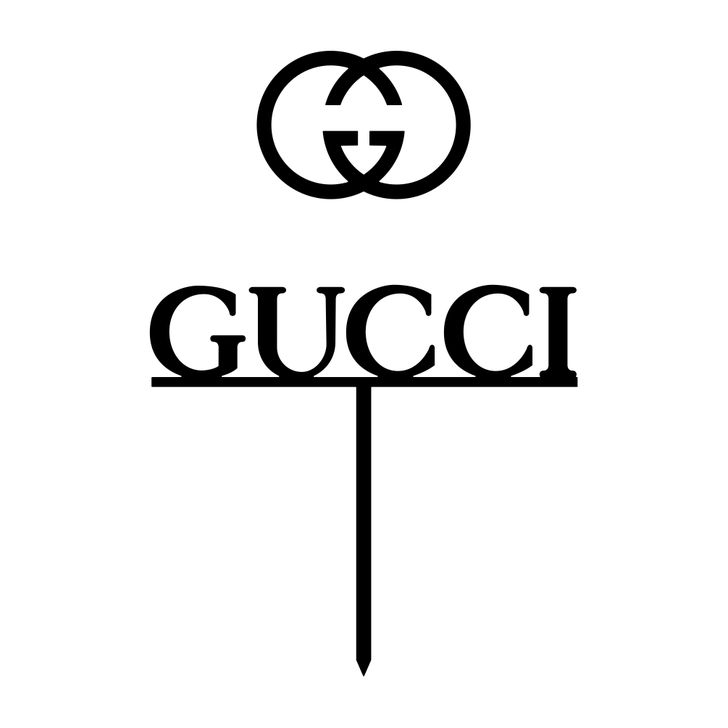 Zápich - Gucci logo (set 2ks)