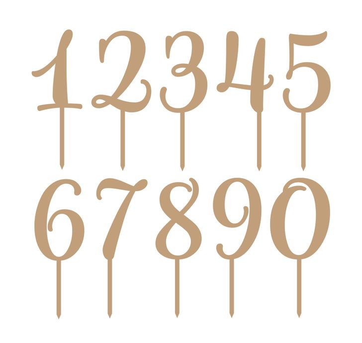 Zápich - Jednociferné číslo (typ 4)