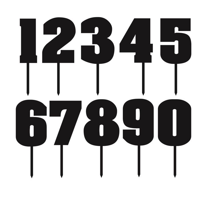 Zápich - Jednociferné číslo (typ 5)