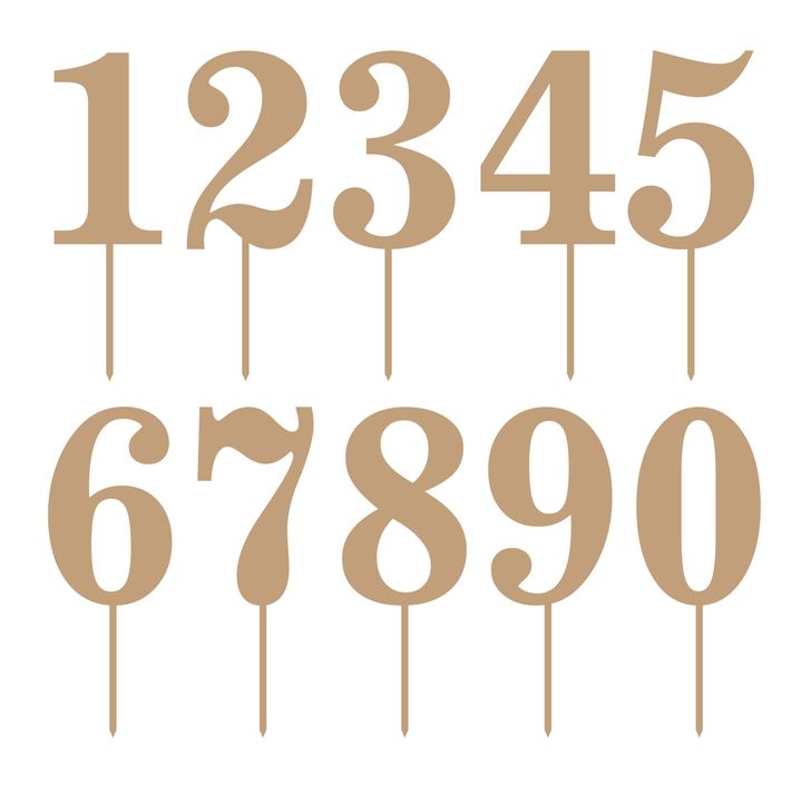Zápich - Jednociferné číslo (typ 7)