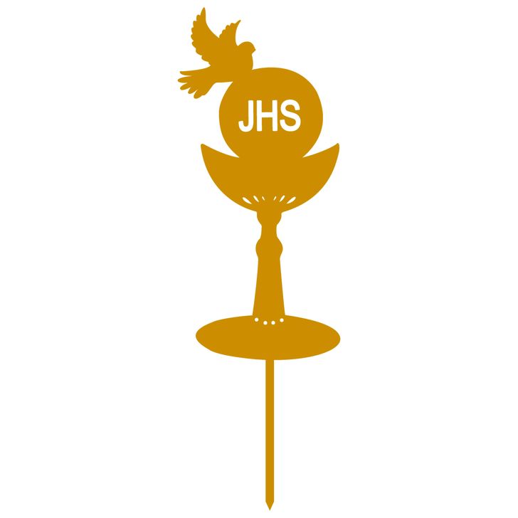 Zápich - Kalich s holubicou a JHS