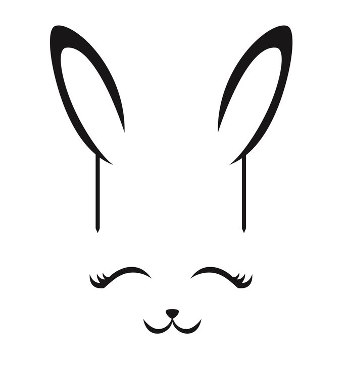 Zápich - Zajačik (tvár+uši)