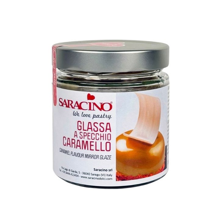 Zrkadlová poleva Saracino - Karamel (Caramel) 350g