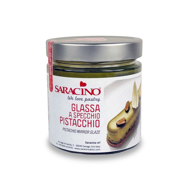 Zrkadlová poleva Saracino - Pistácia (Pistachio) 350g