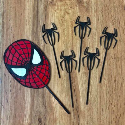 Zápich Set - Spiderman+pavúky
